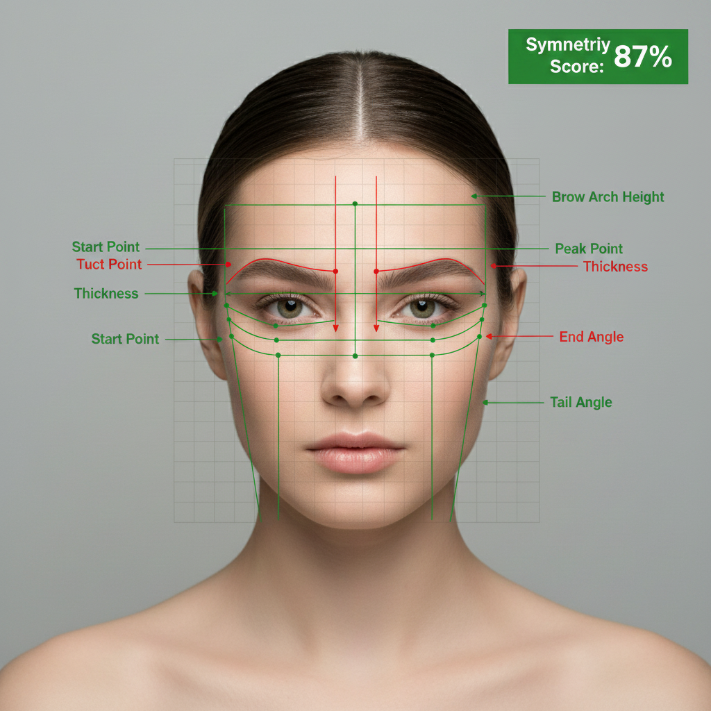 Eyebrow Symmetry